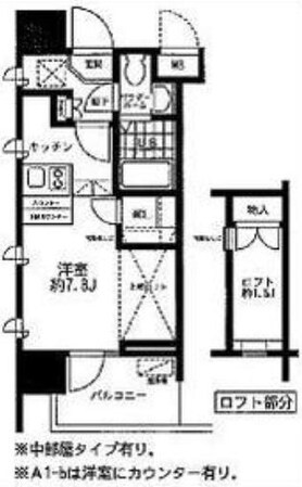 レジディア大森東の物件間取画像